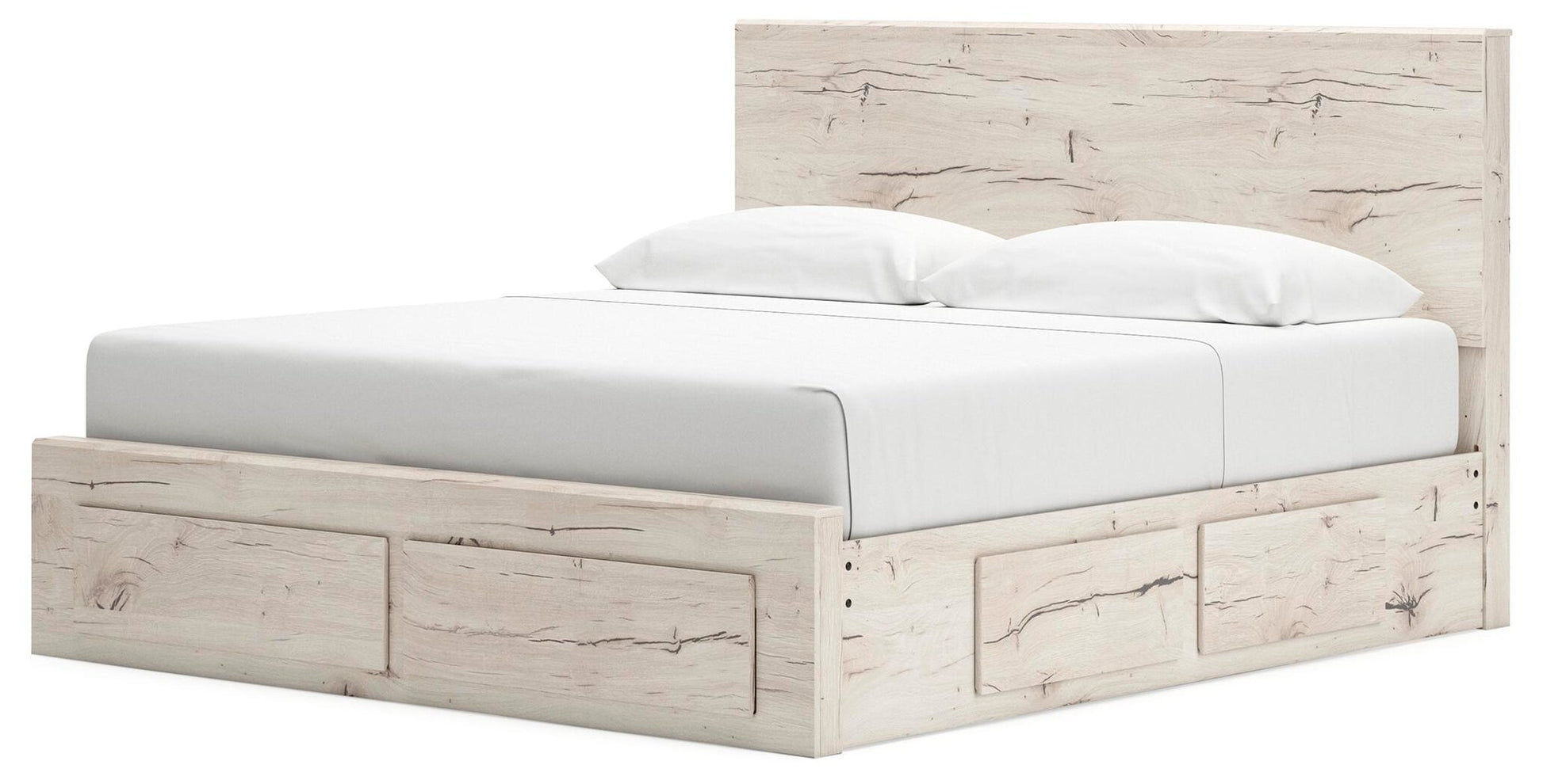 Lawroy  Panel Storage Bed, Dresser And Mirror Benchcraft®