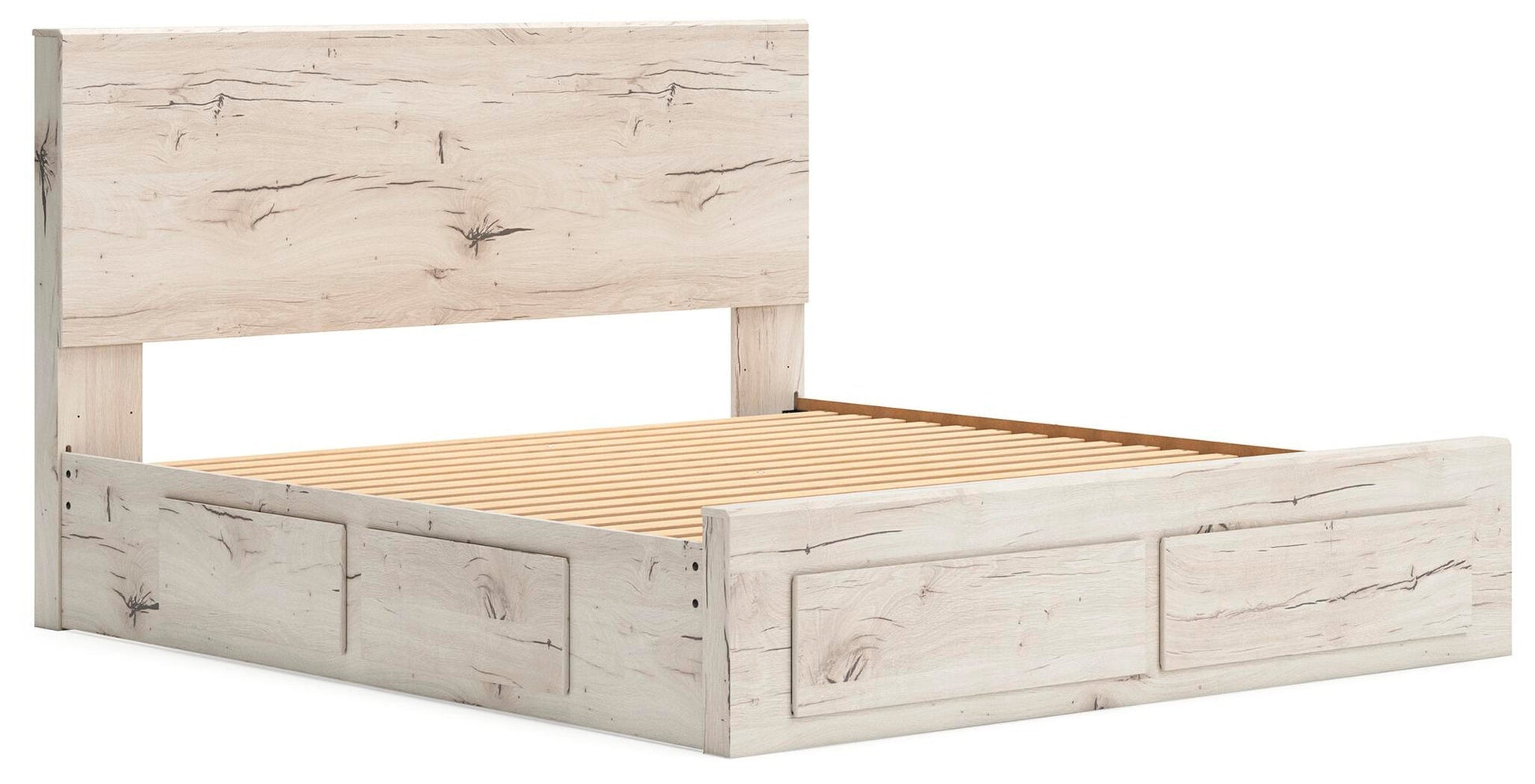 Lawroy  Panel Storage Bed, Dresser And Mirror Benchcraft®