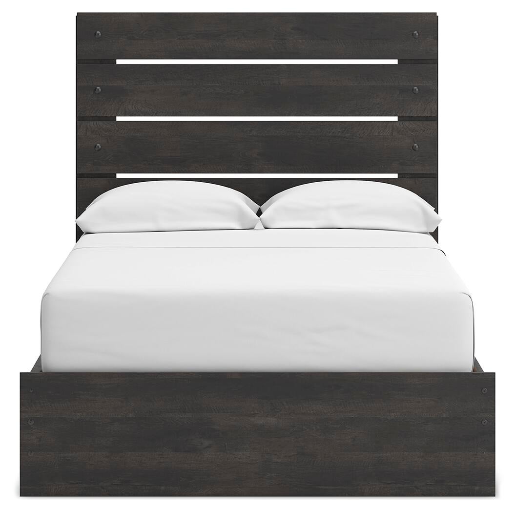 Delmorta  Panel Bed With Storage, Dresser, Mirror, Chest And Nightstand Signature Design by Ashley®