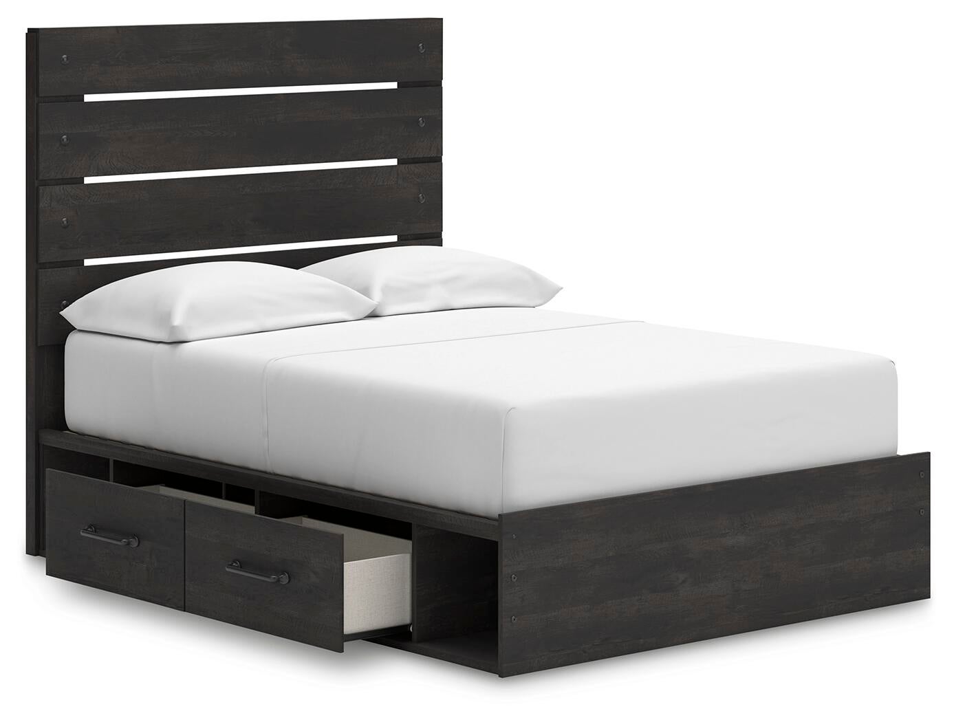 Delmorta  Panel Bed With Storage, Dresser, Mirror, Chest And Nightstand Signature Design by Ashley®