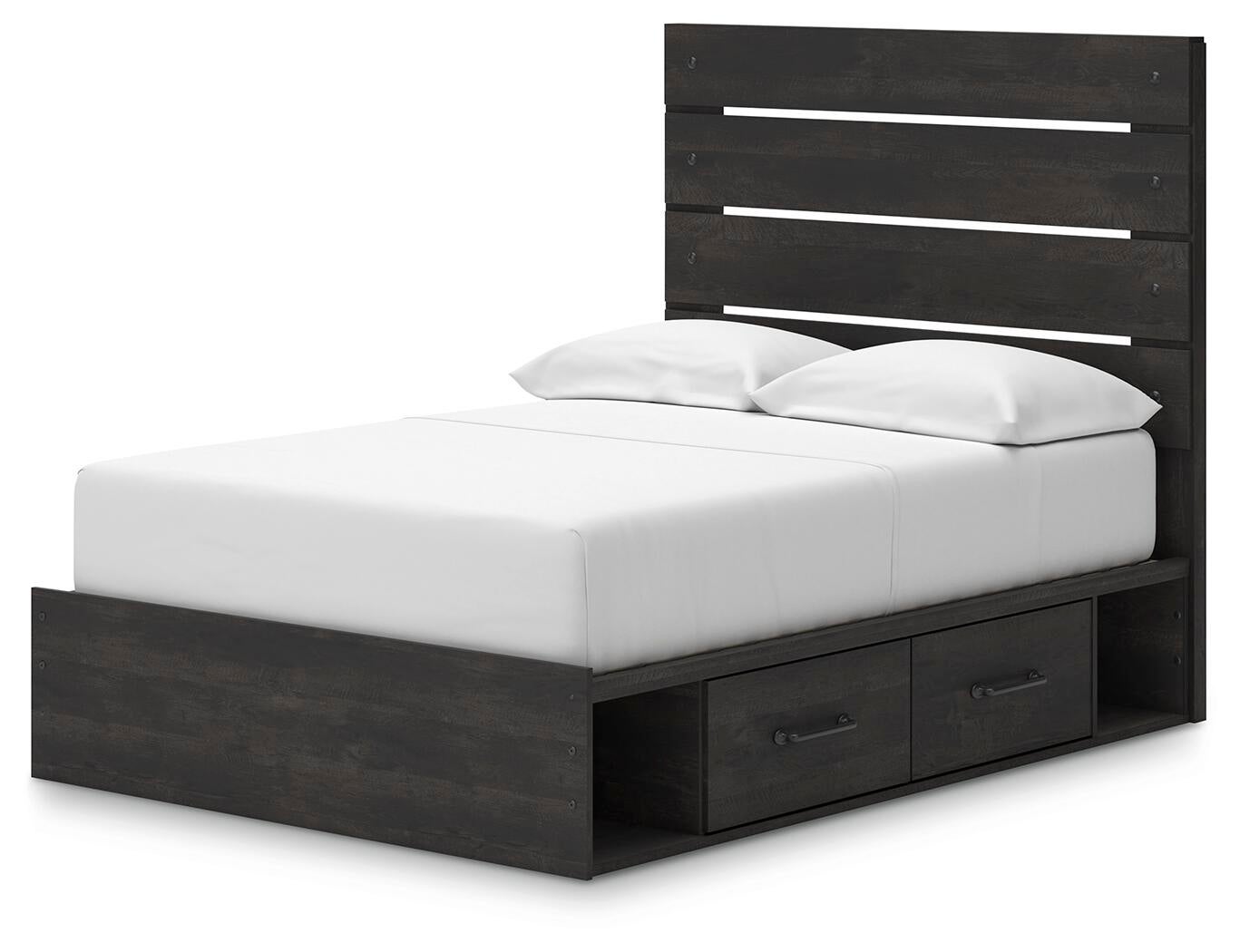 Delmorta  Panel Bed With Storage, Dresser, Mirror, Chest And Nightstand Signature Design by Ashley®