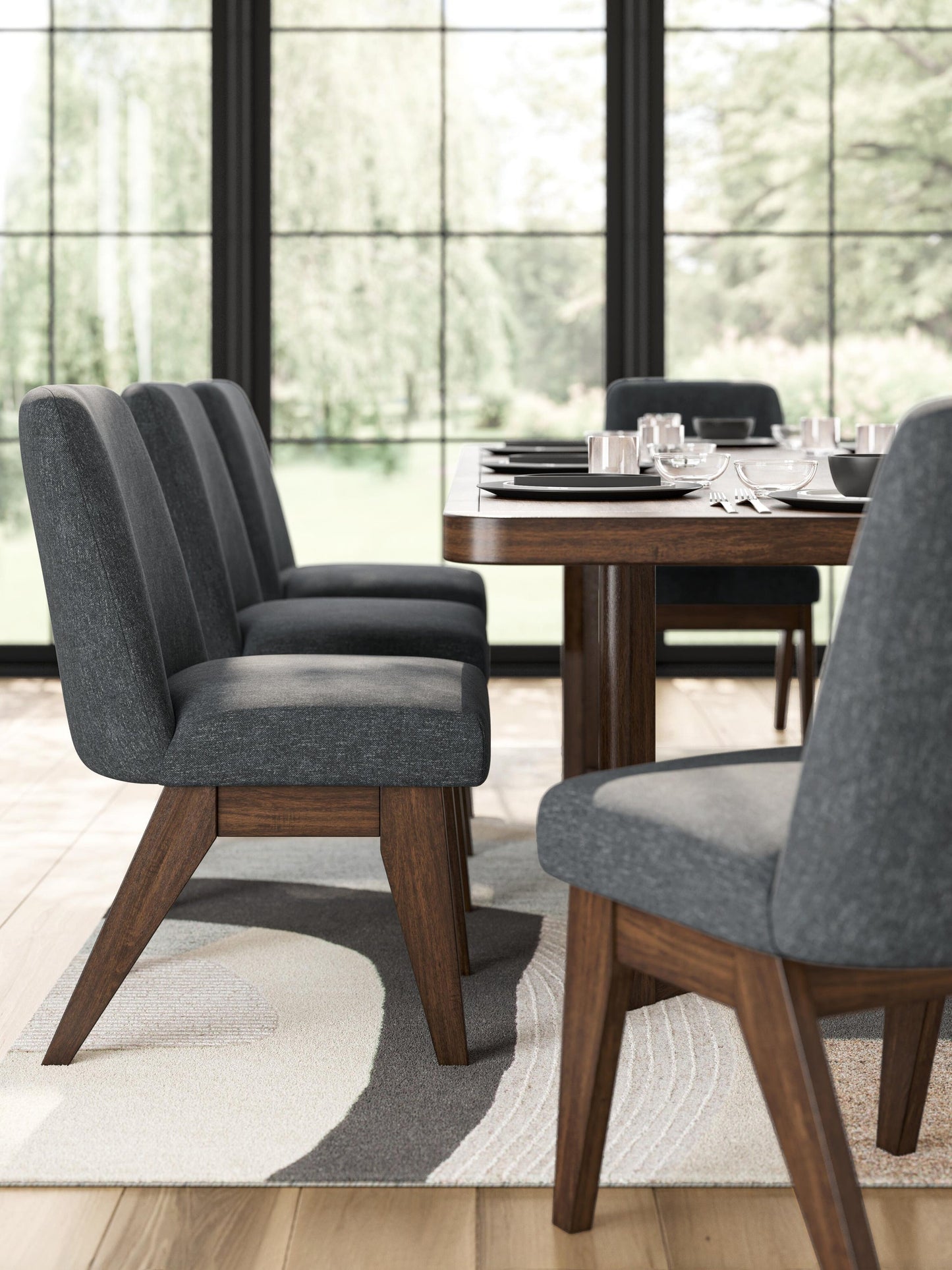 Kendamor Dining Table and 4 Chairs Signature Design by Ashley®