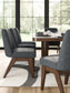 Kendamor Dining Table and 4 Chairs Signature Design by Ashley®