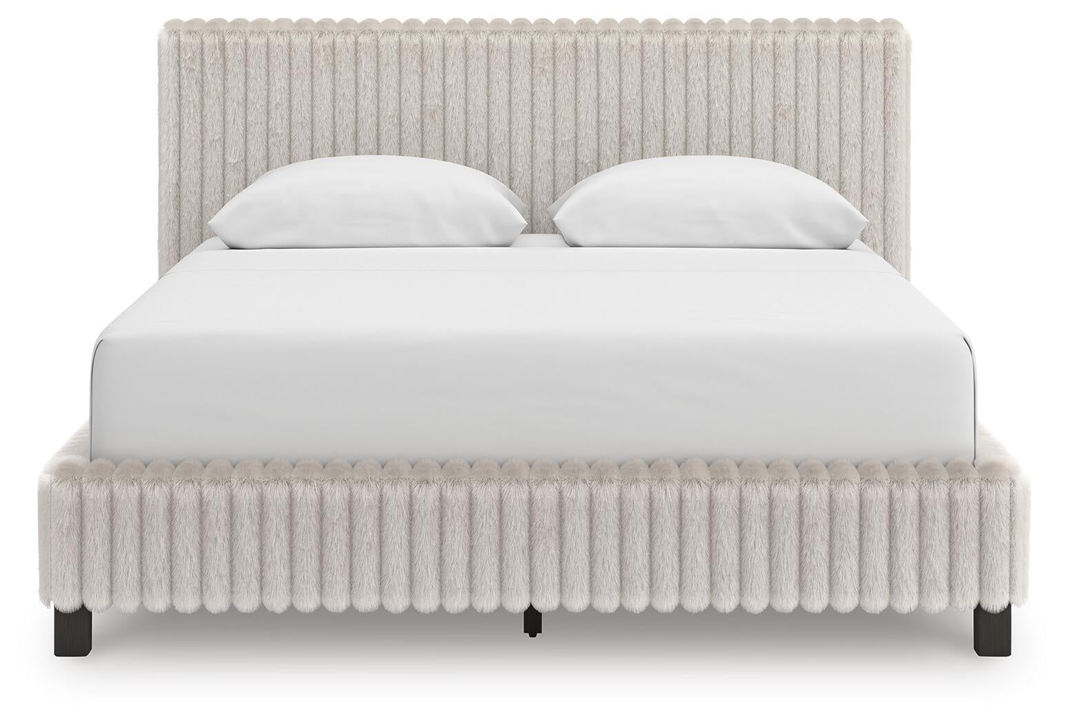 Birmonton  Upholstered Bed, Dresser And Mirror Signature Design by Ashley®