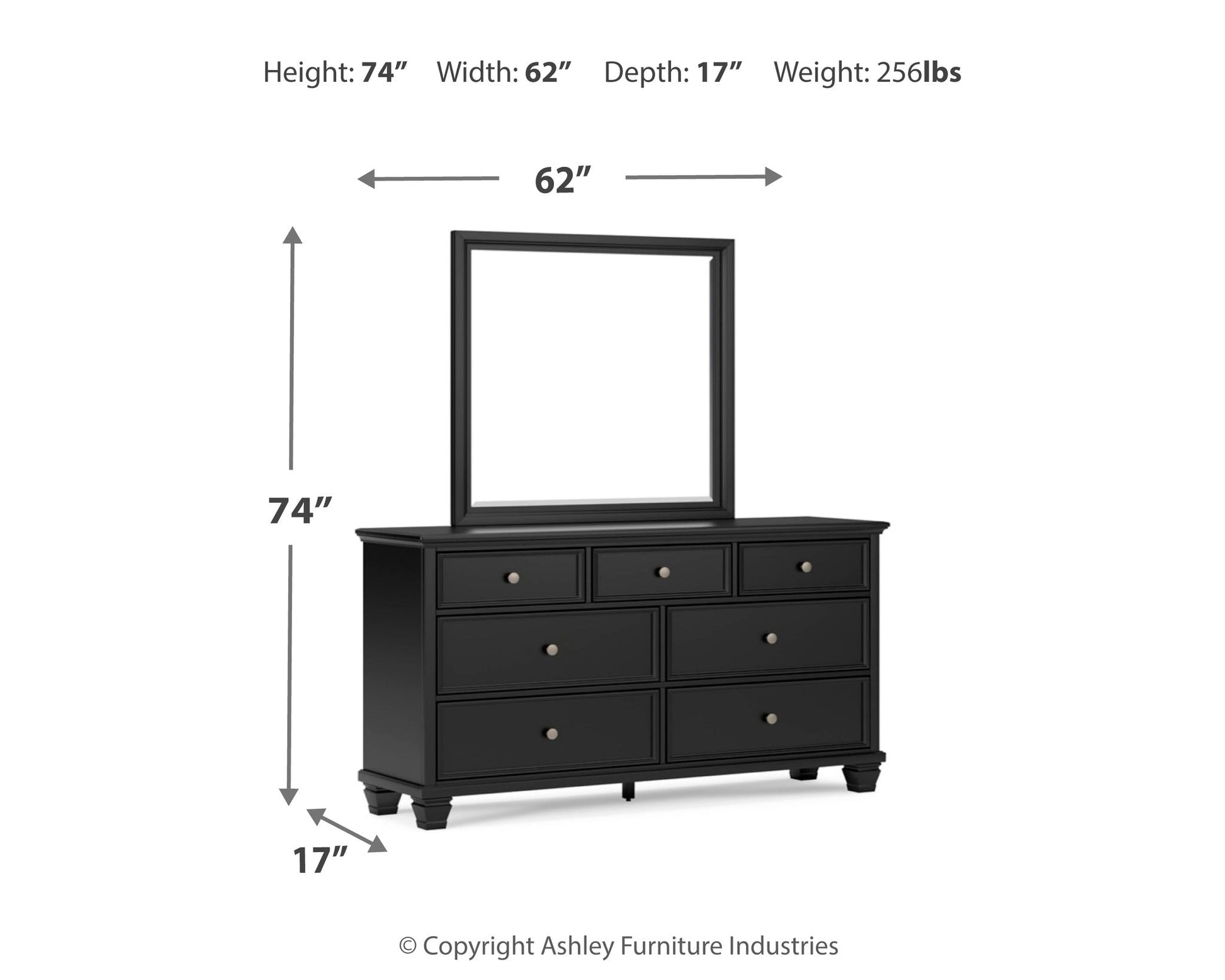 Lanolee  Panel Storage Bed, Dresser And Mirror Signature Design by Ashley®
