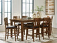 Ralene Counter Height Dining Table and 6 Barstools Signature Design by Ashley®