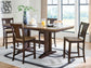 Anixburg Counter Height Dining Table and 4 Barstools Signature Design by Ashley®