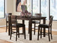 Haddigan Counter Height Dining Table and 4 Barstools Signature Design by Ashley®