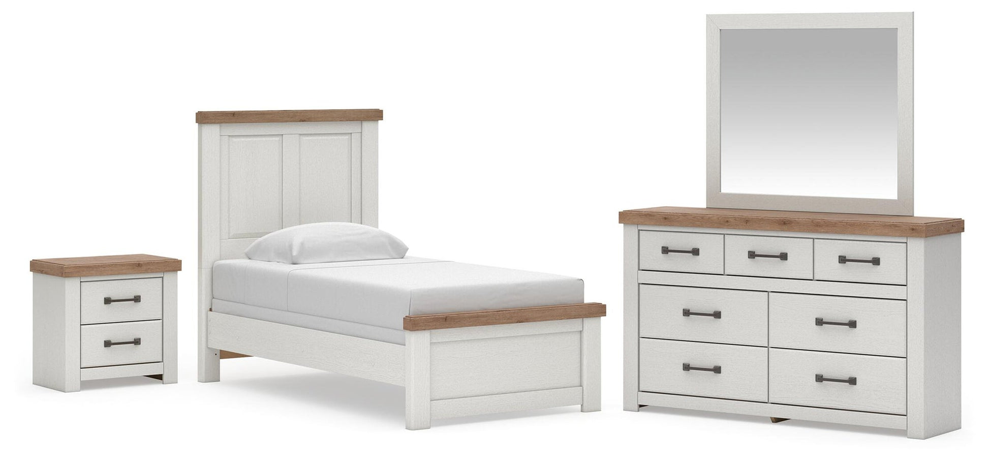 Savonport  Panel Bed. Dresser, Mirror And Nightstand Benchcraft®