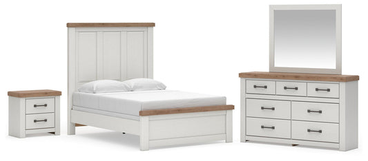 Savonport  Panel Bed. Dresser, Mirror And Nightstand Benchcraft®
