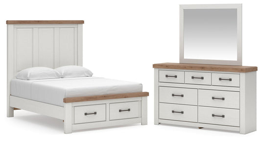 Savonport  Panel Storage Bed, Dresser And Mirror Benchcraft®