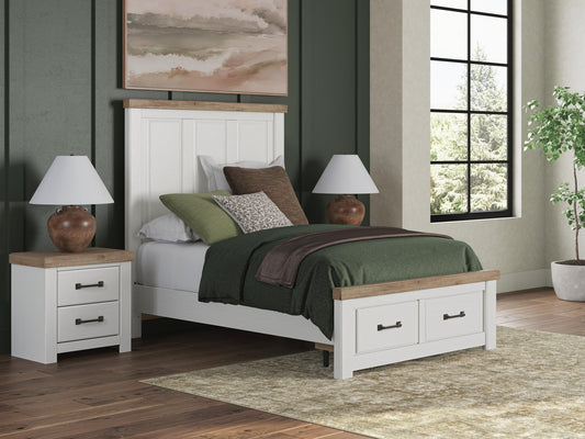 Savonport  Panel Storage Bed, Dresser And Mirror Benchcraft®