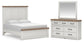 Savonport  Panel Bed, Dresser And Mirror Benchcraft®
