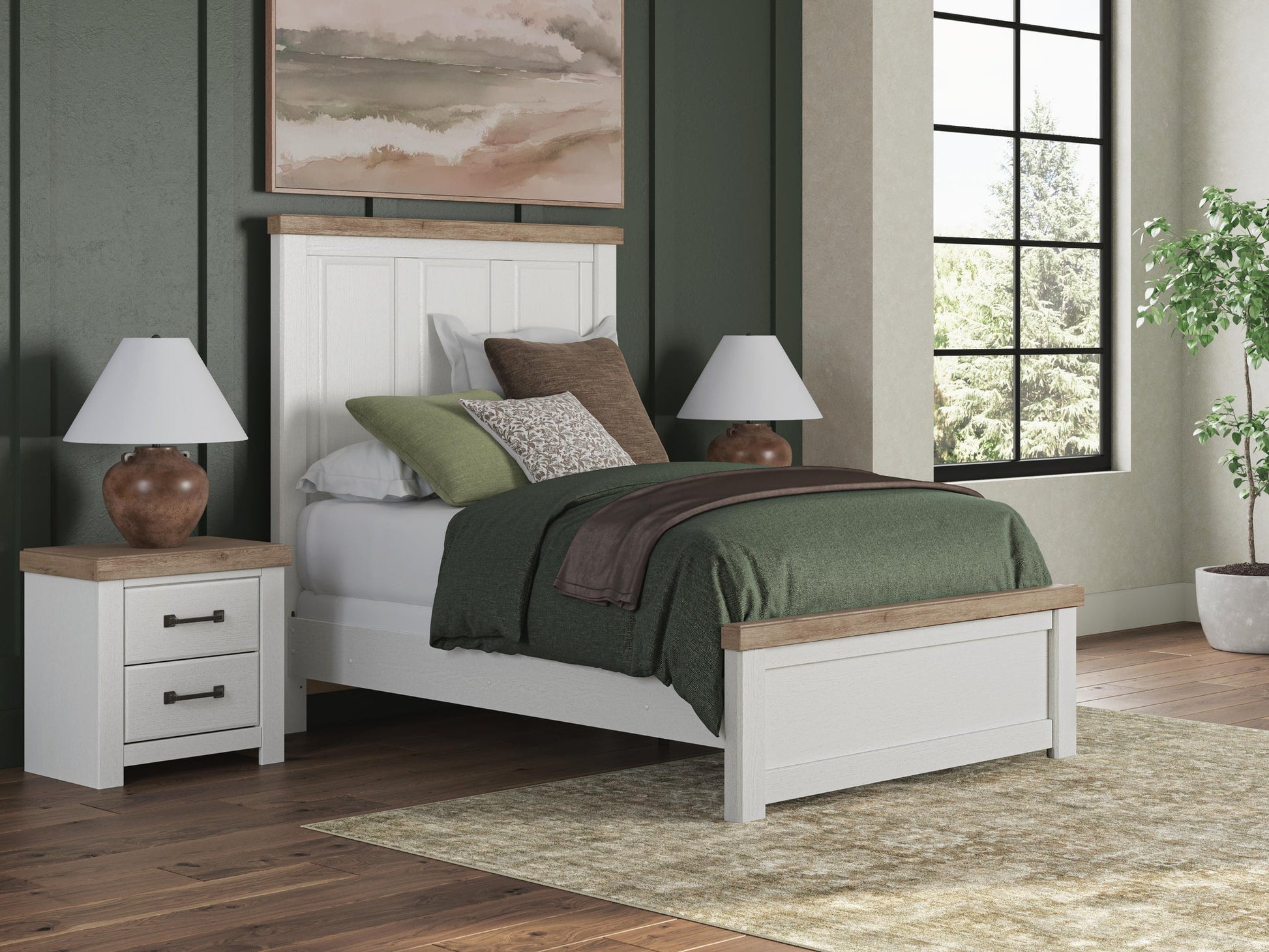Savonport  Panel Bed, Dresser, Mirror, Chest And Nightstand Benchcraft®