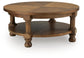 Chadworth Round Cocktail Table Signature Design by Ashley®