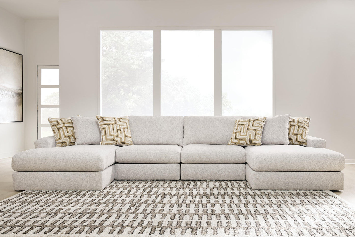 Kestrie 4-Piece Double Chaise Sectional Signature Design by Ashley®