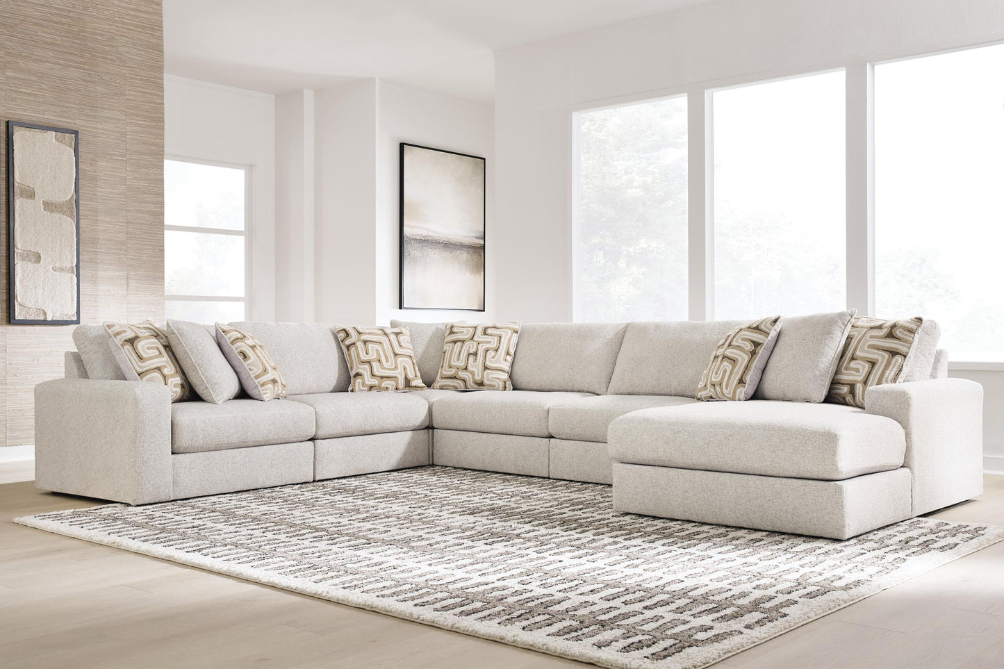 Kestrie 6-Piece Sectional with Chaise Signature Design by Ashley®