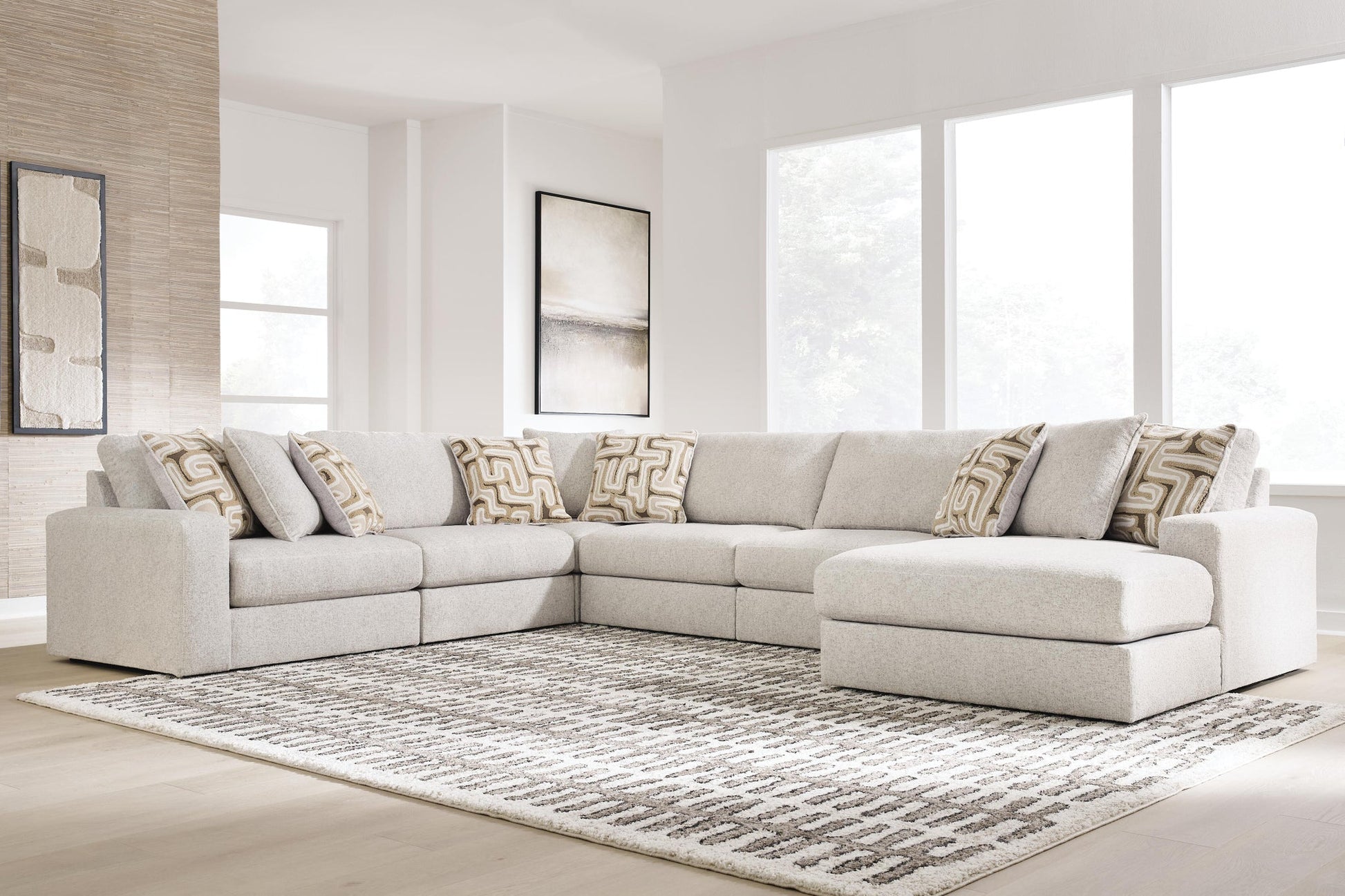 Kestrie 6-Piece Sectional with Chaise Signature Design by Ashley®