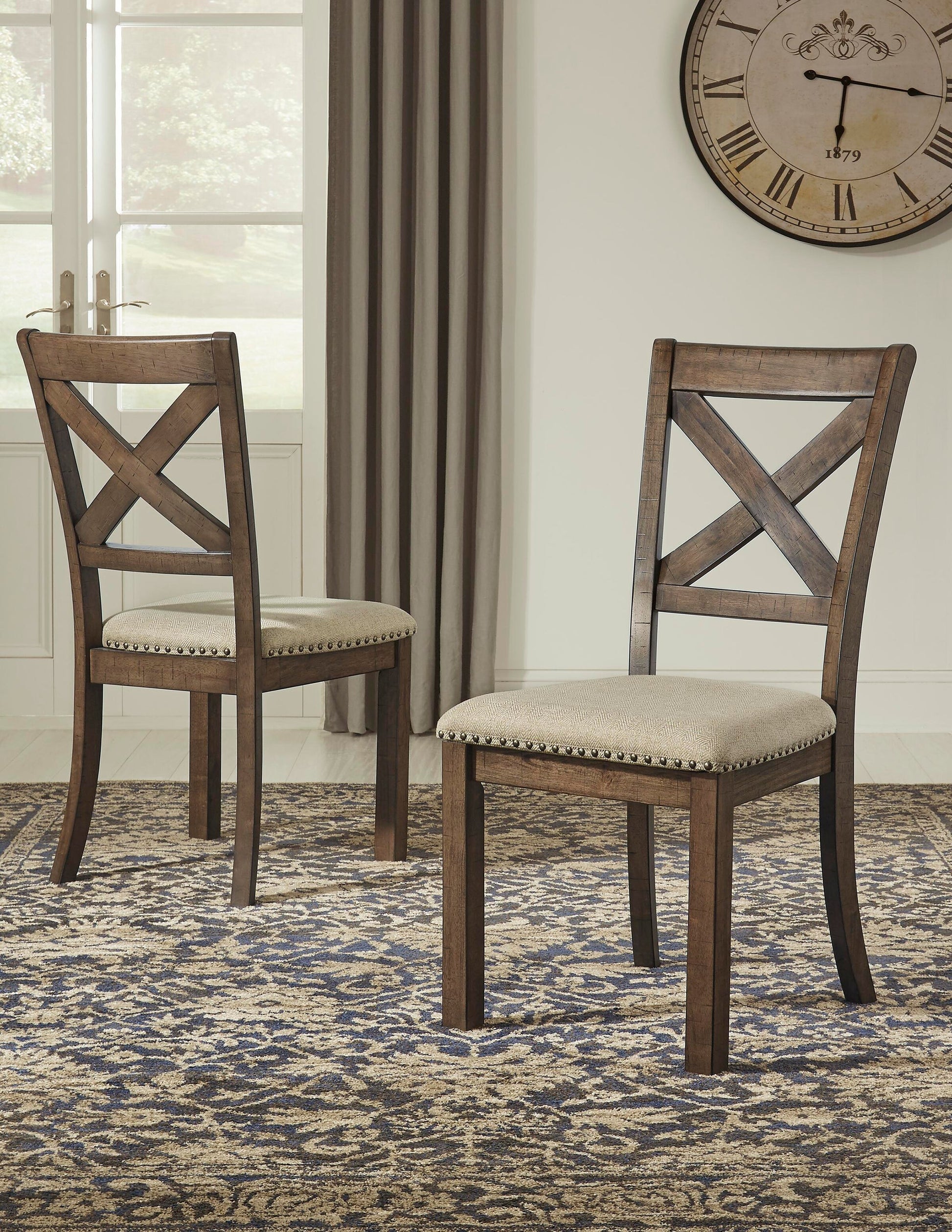 Moriville Dining Table and 6 Chairs Signature Design by Ashley®