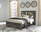 Drystan  Panel Bed With 2 Storage Drawers With Mirrored Dresser Signature Design by Ashley®