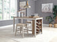 Skempton Counter Height Dining Table and 2 Barstools Signature Design by Ashley®