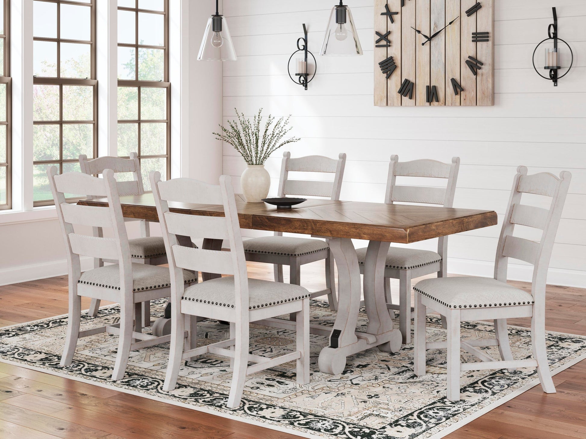 Valebeck Dining Table and 8 Chairs Signature Design by Ashley®