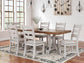Valebeck Dining Table and 8 Chairs Signature Design by Ashley®