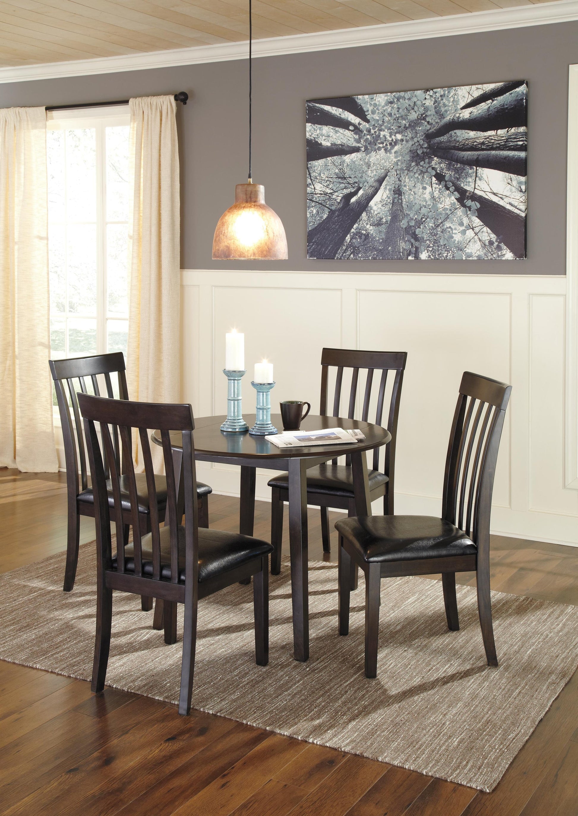 Hammis Dining Table and 4 Chairs Signature Design by Ashley®
