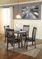 Hammis Dining Table and 4 Chairs Signature Design by Ashley®
