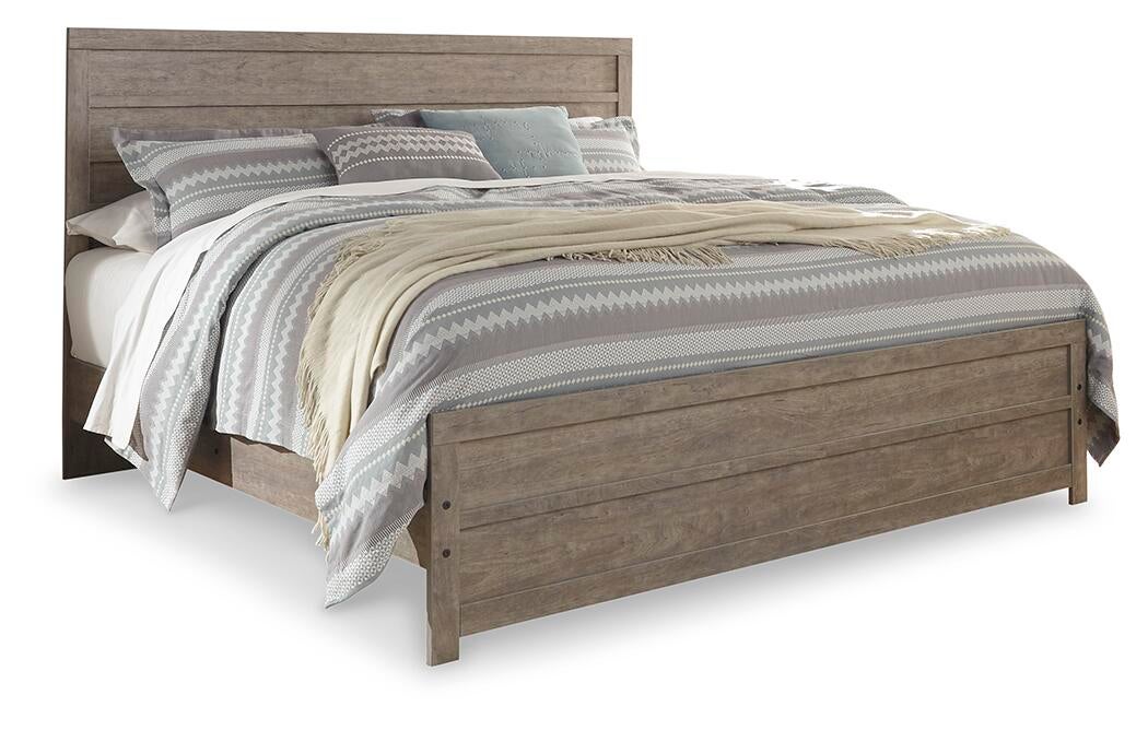 Culverbach  Panel Bed With Mirrored Dresser, Chest And Nightstand Signature Design by Ashley®