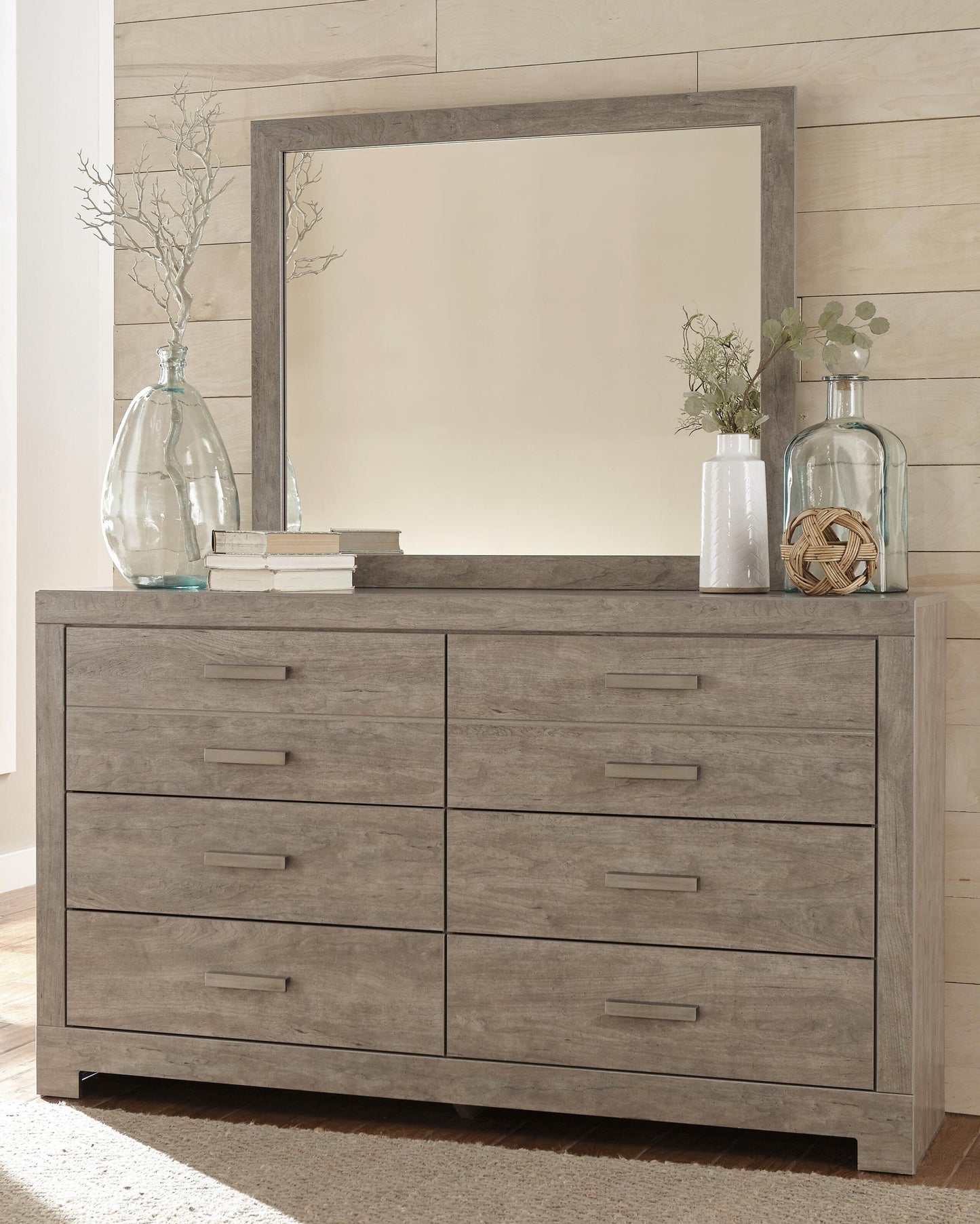 Culverbach  Panel Bed With Mirrored Dresser, Chest And Nightstand Signature Design by Ashley®