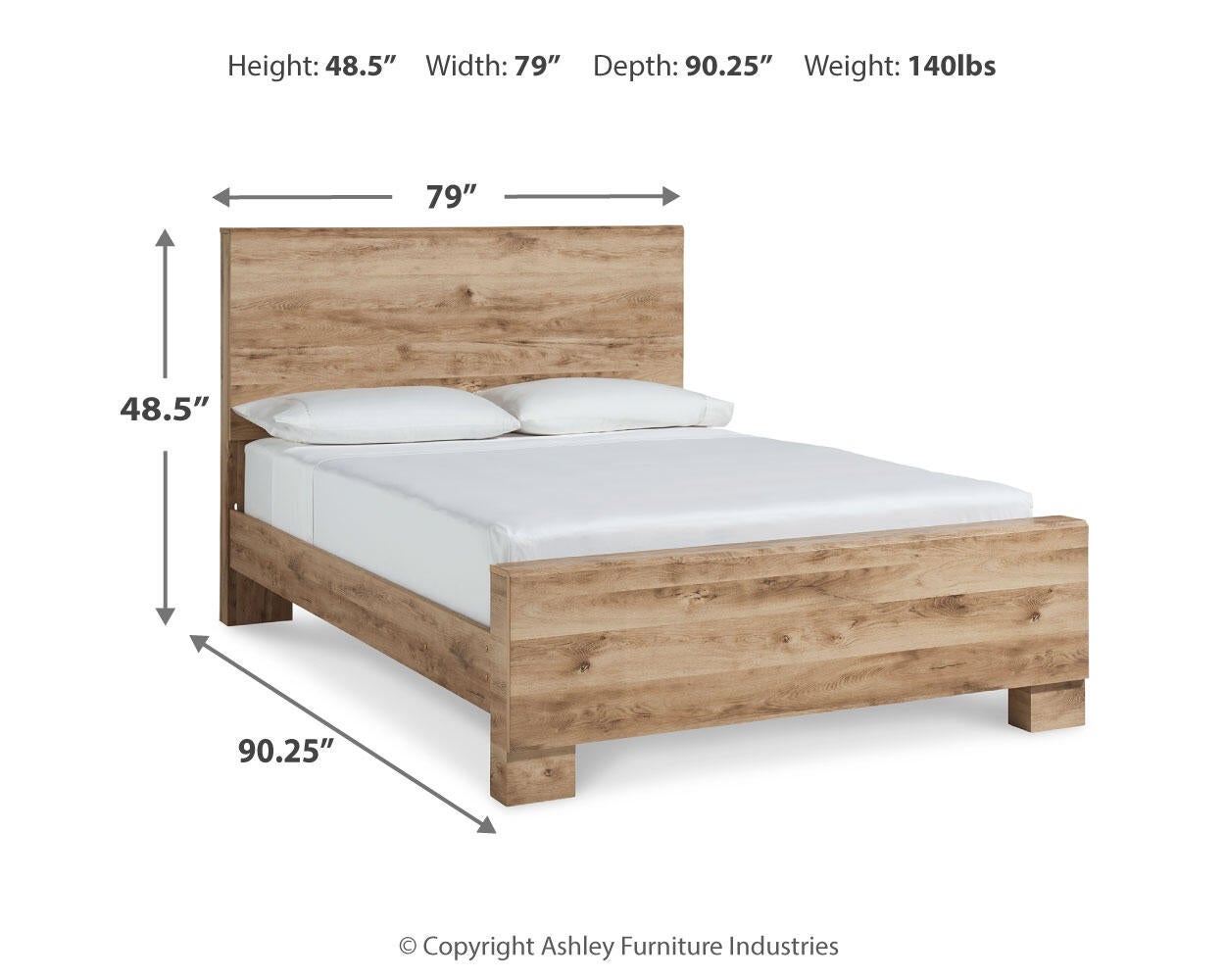 Hyanna  Panel Bed, Dresser And Mirror Signature Design by Ashley®