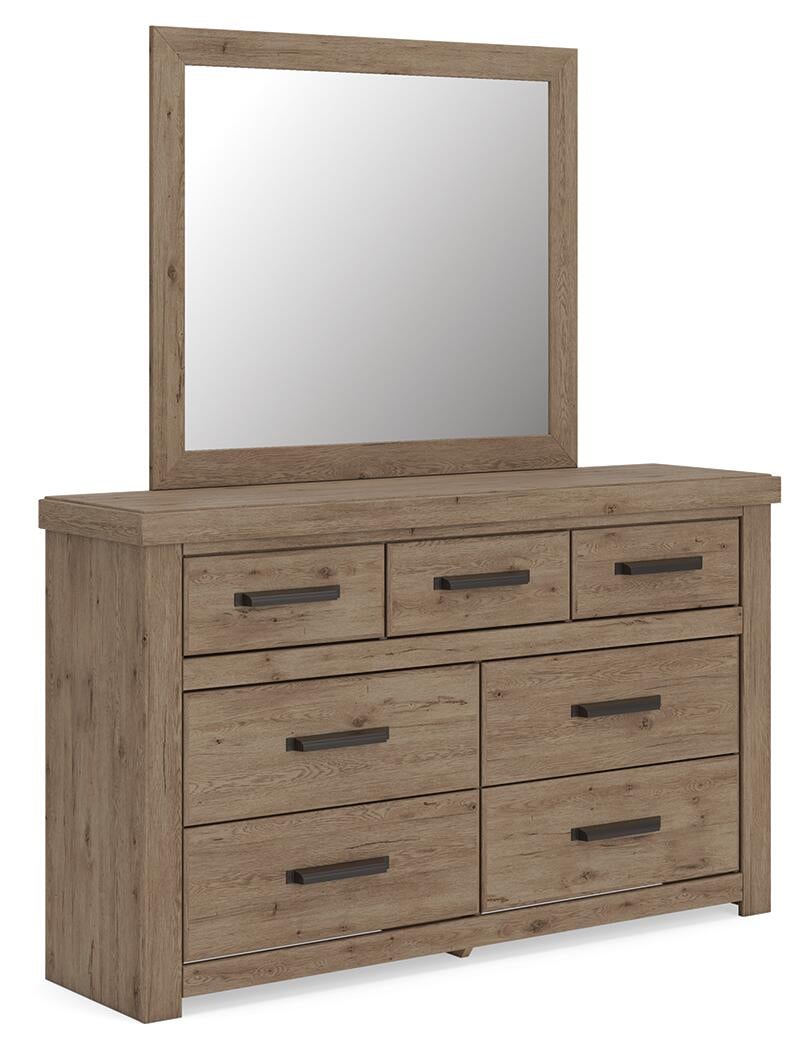 Garistyn  Panel Bed, Dresser And Mirror Signature Design by Ashley®