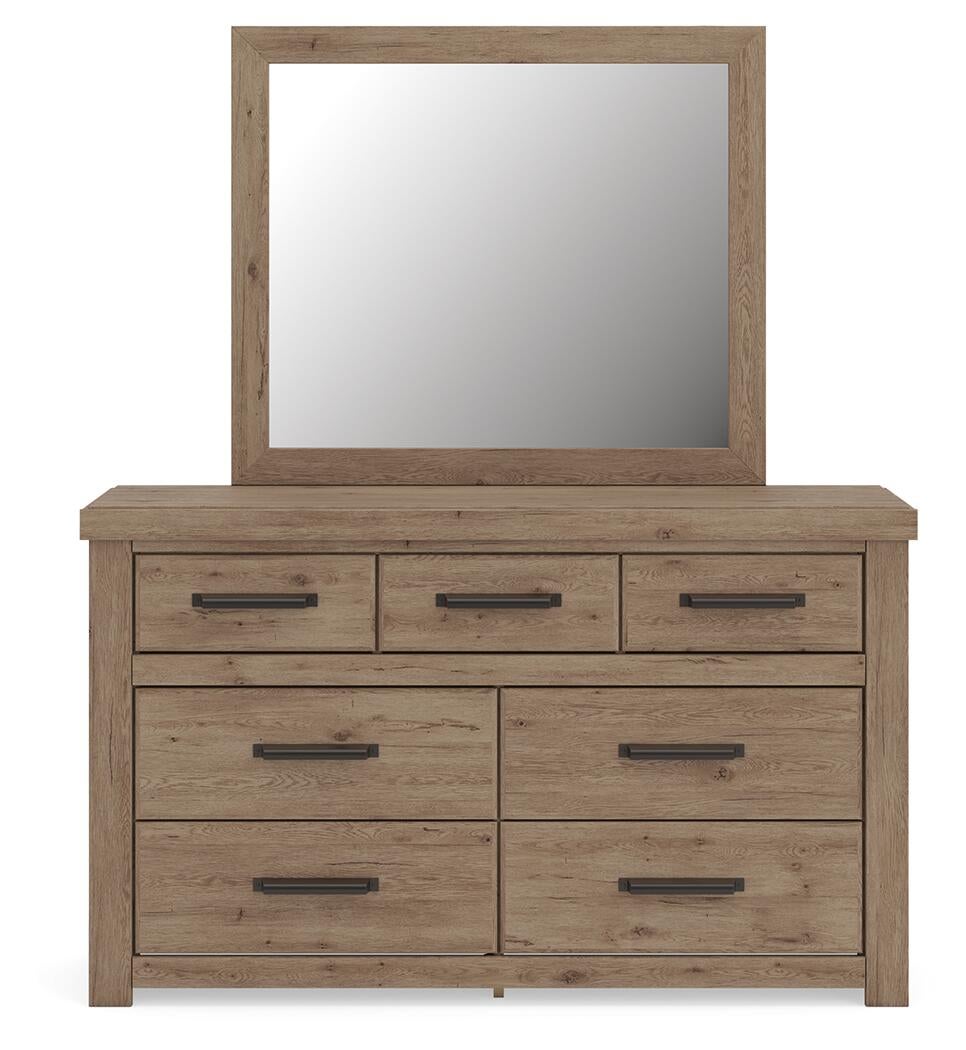 Garistyn  Panel Bed, Dresser And Mirror Signature Design by Ashley®