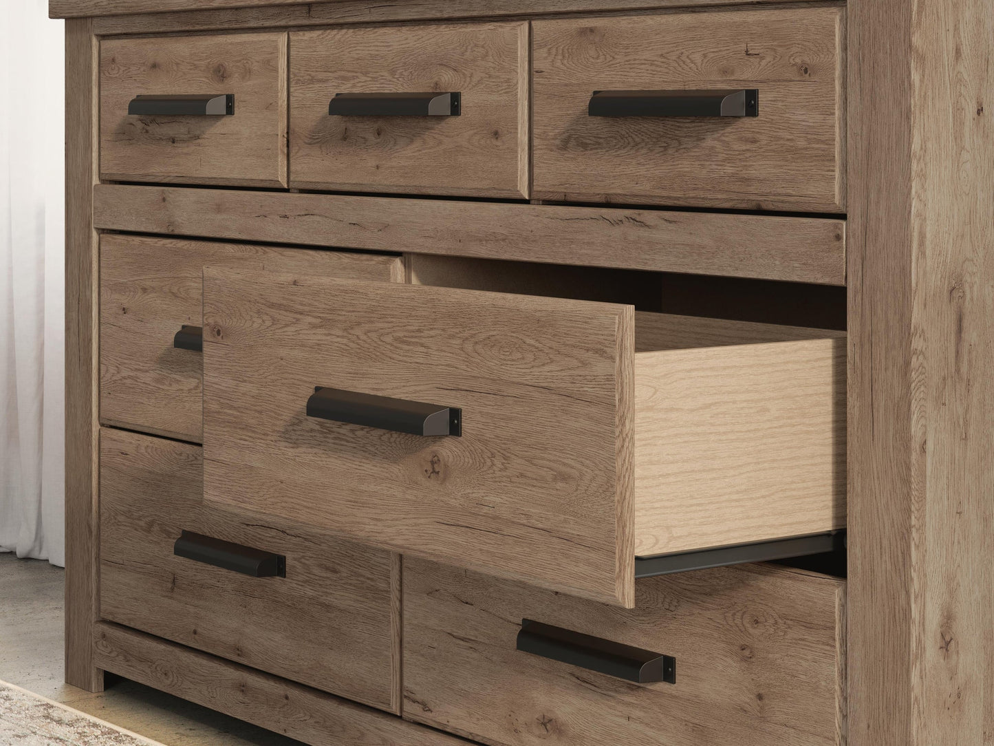 Garistyn  Panel Bed, Dresser And Mirror Signature Design by Ashley®
