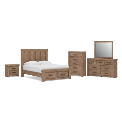 Garistyn  Panel Storage Bed, Dresser, Mirror, Chest And Nightstand Signature Design by Ashley®