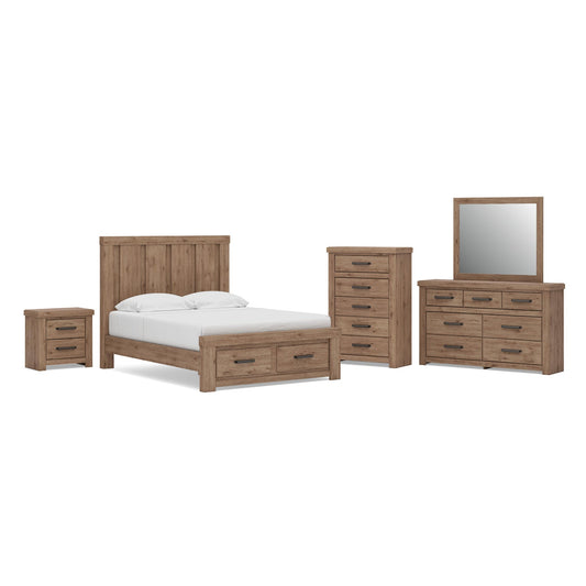 Garistyn  Panel Storage Bed, Dresser, Mirror, Chest And Nightstand Signature Design by Ashley®