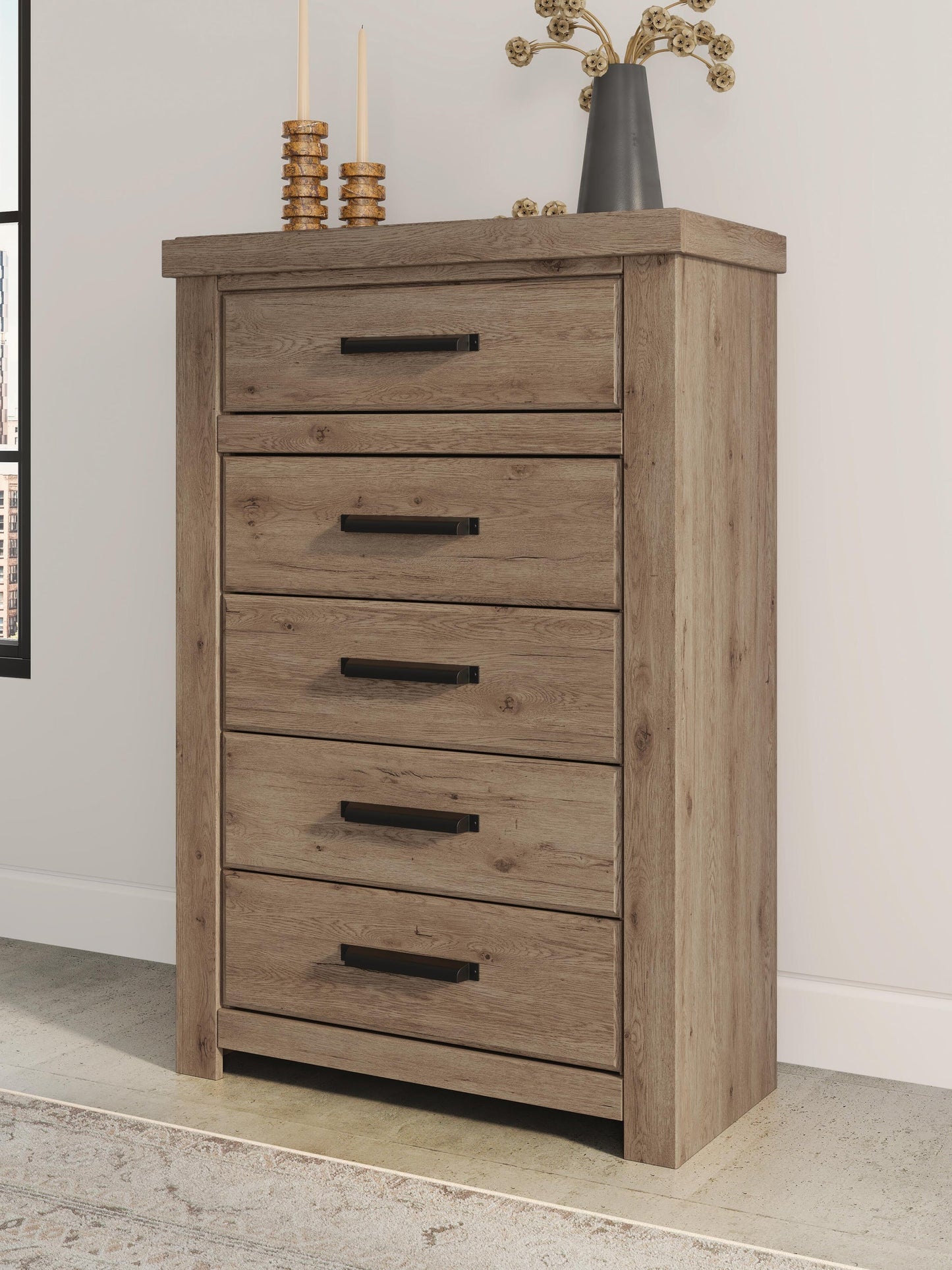 Garistyn  Panel Storage Bed, Dresser, Mirror, Chest And Nightstand Signature Design by Ashley®
