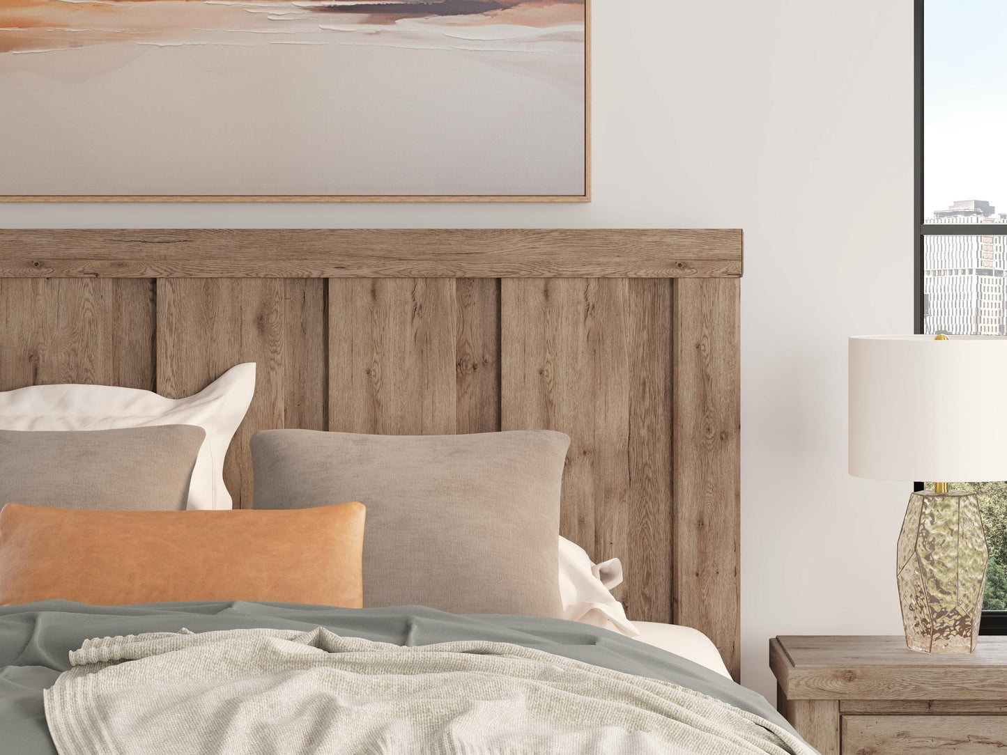 Garistyn  Panel Storage Bed, Dresser And Mirror Signature Design by Ashley®