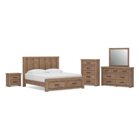 Garistyn  Panel Storage Bed, Dresser, Mirror, Chest And Nightstand Signature Design by Ashley®