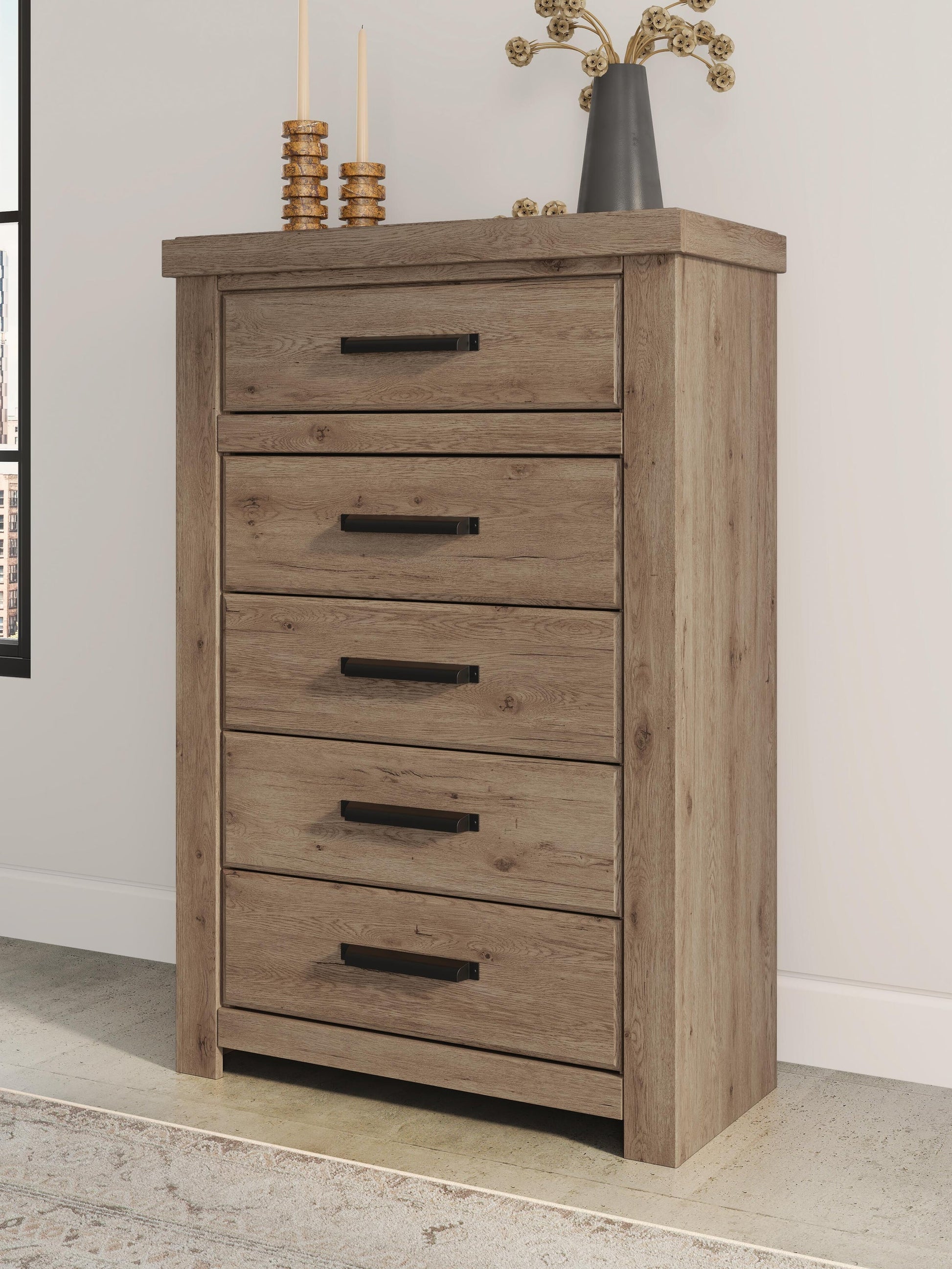 Garistyn  Panel Bed, Dresser, Mirror, Chest And Nightstand Signature Design by Ashley®