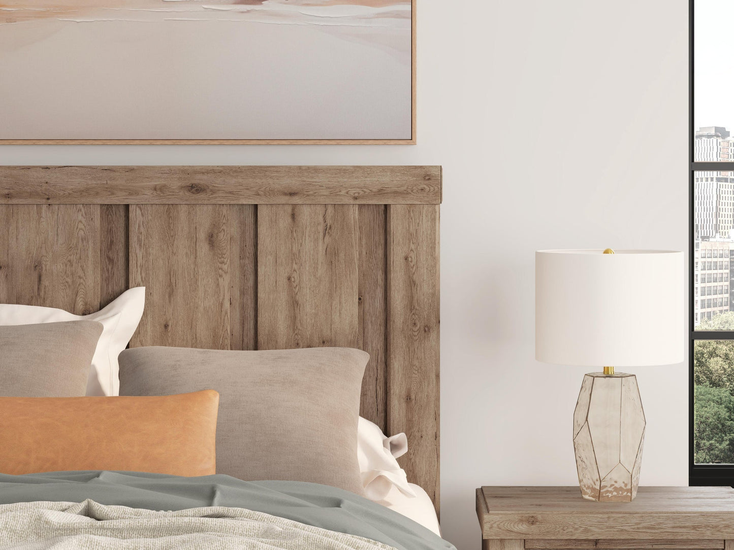 Garistyn  Panel Storage Bed. Dresser, Mirror And Nightstand Signature Design by Ashley®
