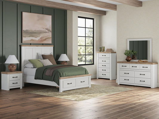Savonport  Panel Storage Bed, Dresser, Mirror, Chest And Nightstand Benchcraft®