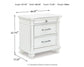 Kanwyn Three Drawer Night Stand Benchcraft®