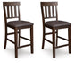 Haddigan Upholstered Barstool (2/CN) Signature Design by Ashley®