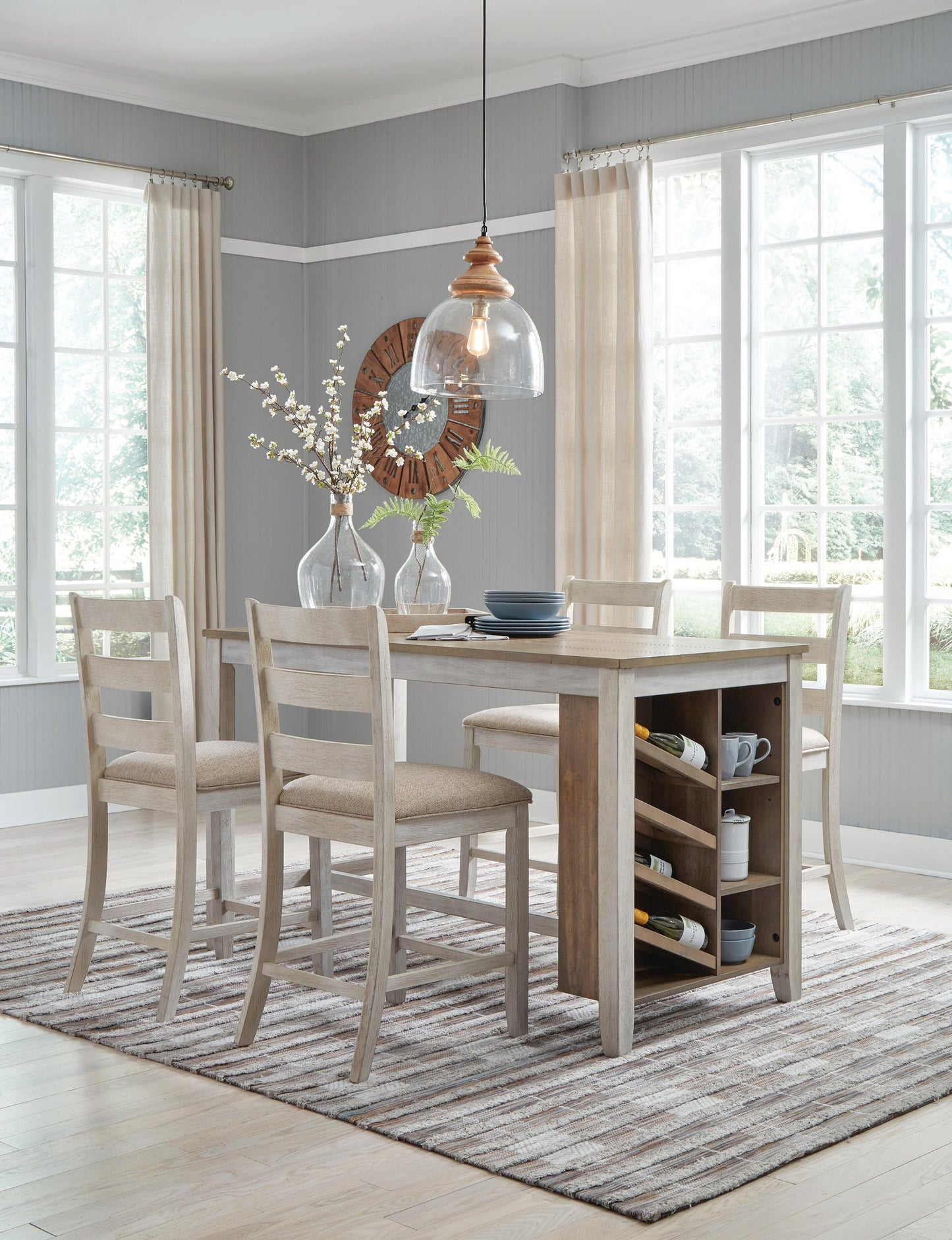 Skempton RECT Counter Table w/Storage Signature Design by Ashley®