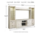 Bellaby 4-Piece Entertainment Center Signature Design by Ashley®