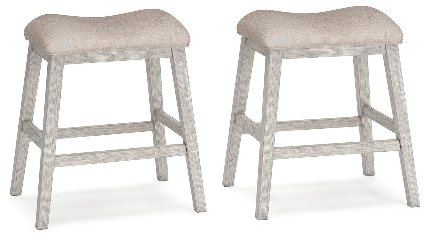 Skempton Upholstered Stool (2/CN) Signature Design by Ashley®
