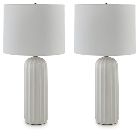 Clarkland Ceramic Table Lamp (2/CN) Signature Design by Ashley®