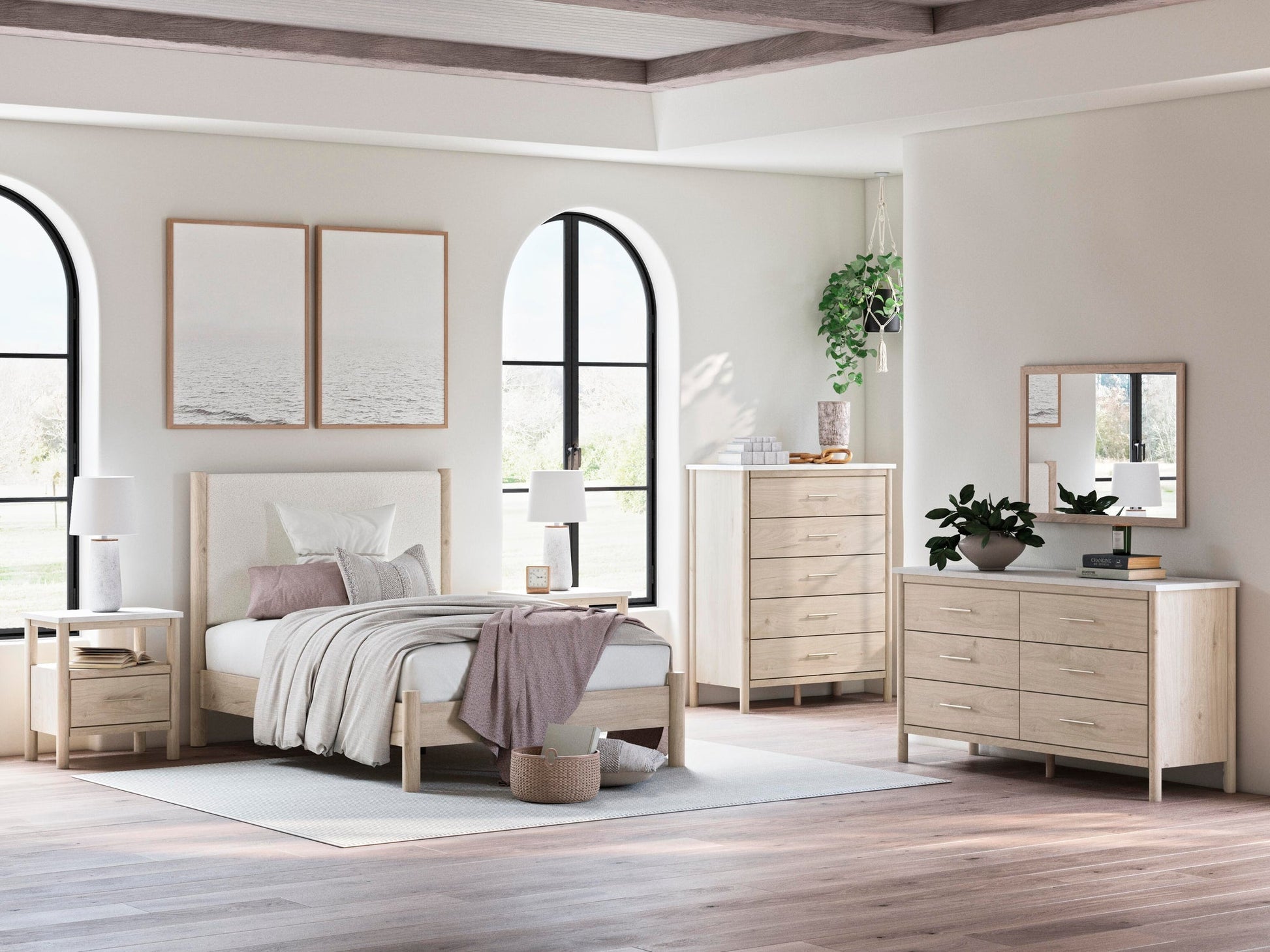 Cadmori Five Drawer Wide Chest Signature Design by Ashley®